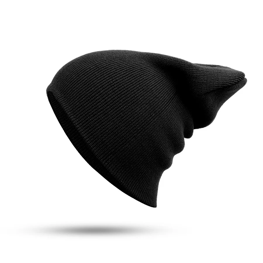 

2018 Winter Autumn Warm Hats for Women Men Knitted Beanie Hat Cap for Girls Wool Hat Female and Male Skullies Stocking Hats