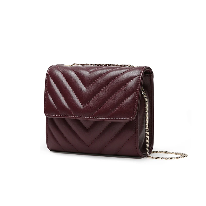 

Superior Quality 2018 Designer New Genuine Leather Sheepskin Women Purses & Handbag Chain Strap Shoulder Female Messenger Bags