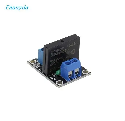 Fannyda 1 way 5V Низкий уровень твердотельный релейный модуль с предохранителем