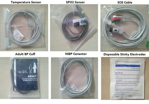 6-Para+ принтер+ Etco2+ НИАД+ SPO2+ PR+ ECG+ температура+ соотв ветеринарный прибор для ветеринарии для контроля за состоянием пациента