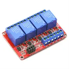 24 V 4-канальный Релейный модуль с Оптрон поддерживает высокую и пусковое устройство 4 дорожный релейный модуль RM003