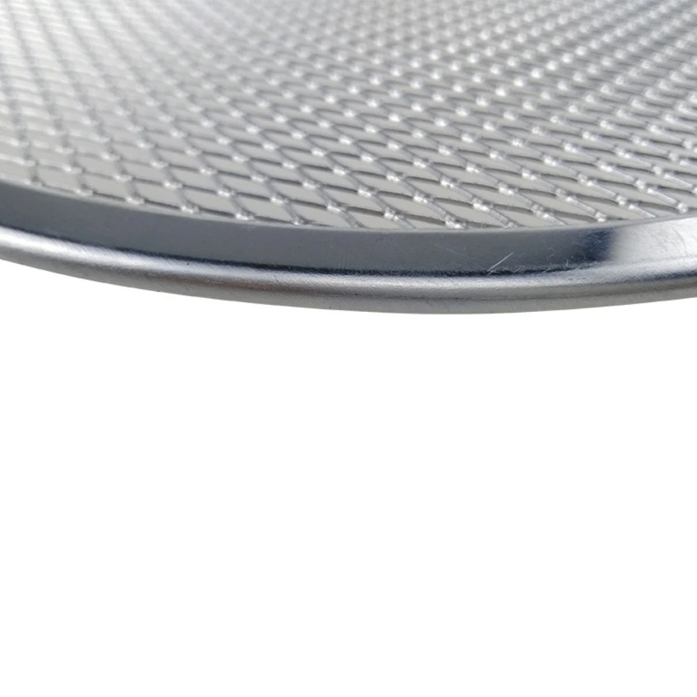 Hot 6/7/8/9/10/11/12/13/16 Inch Aluminum Thicken Non-stick Net Round Pizza Mesh Pan Baking Tray Kitchen Tool new