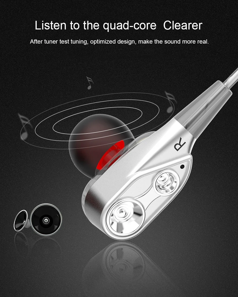 YTOM специальное издание наушники с микрофоном 3,5 мм HD HiFi в ухо монитор бас стерео двойные наушники для водителей головные уборы для телефона