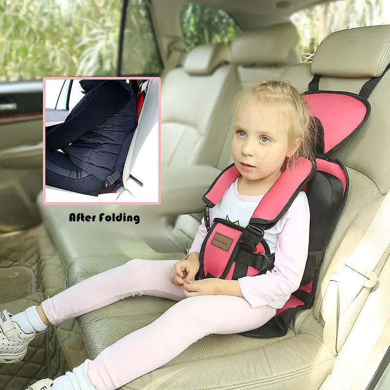 Новое автомобильное детское сиденье, универсальное сидение для малышей, Детские Безопасные сиденья, портативная детская машинка, впитывающий спонж, ремни безопасности