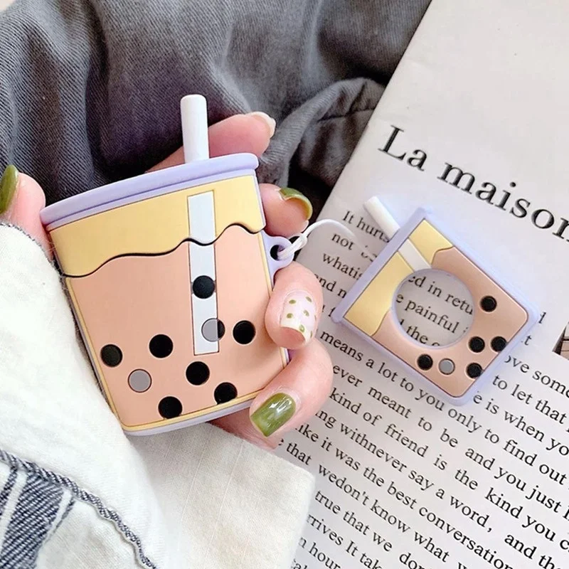 Coque Cute Protective Case For Airpods 2 1 Earphone Cover Shock Proof Animal Cartoon Hoesje For Eirpods Auriculares Etui Housse - Цвет: Estuche Auriculares