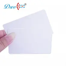 DWE CC RF карты контроля доступа 100 шт./лот 13,56 МГц ПВХ UID rfid карты карта с возможностью перезаписи для копирования 13,56 МГц карт