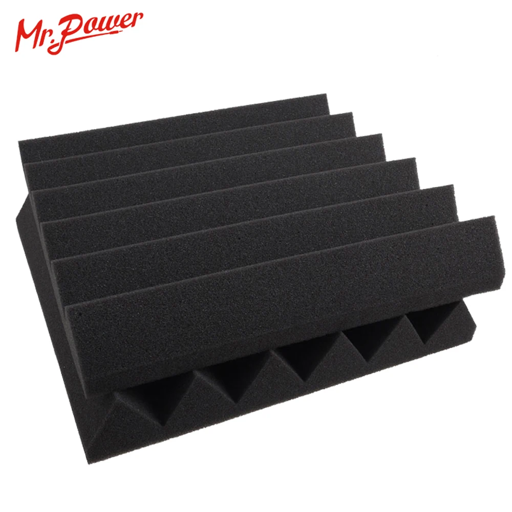 

Acoustic Sound Proof Foam Sound Stop Absorption Treatment Proofing Colorful Foam Square pyramid sunken New
