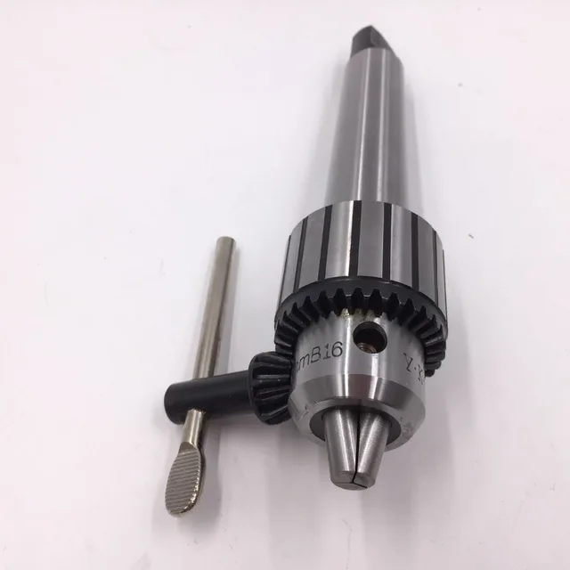 CNC Lathe Morse Taper Shank Drill Chucks 1 13mm B16 Key Drill Chuck