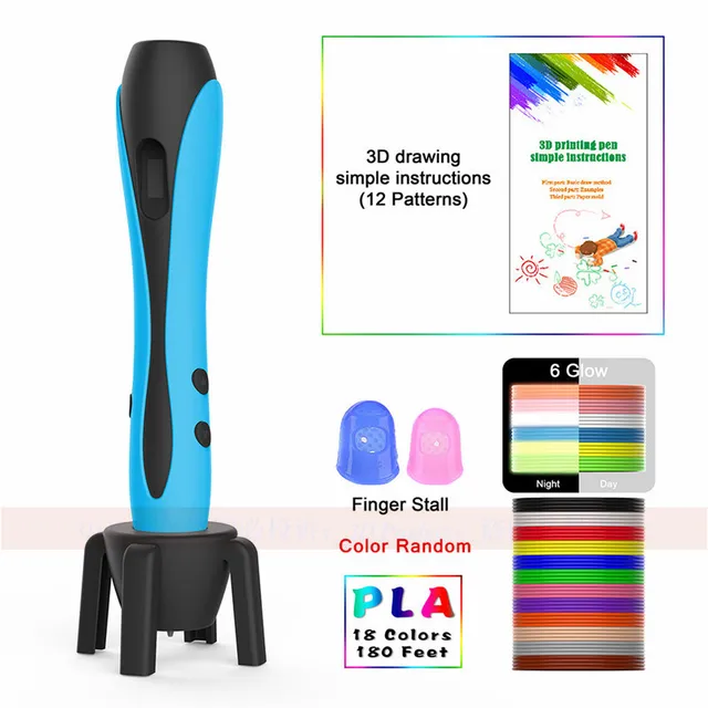 Best Price Color Box New Model 3D Pen 3 D Printer Drawing Magic Printing Pens Optional 120/180 Feet Plastic Glow PLA Filament For Kids Gift Best Price Color Box New Model 3D Pen 3 D Printer Drawing Magic Printing Pens Optional 120/180 Feet Plastic Glow PLA Filament For Kids Gift