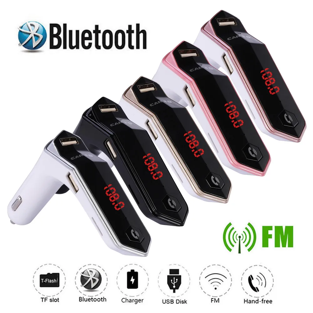 Новинка 3.1A автомобильный fm-передатчик Bluetooth3.0 + EDR Hands-free LCD MP3 плеер Радио адаптер