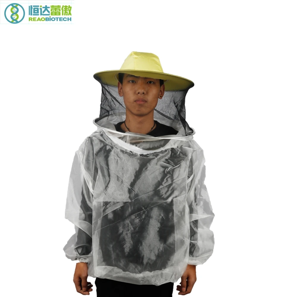 

Protective Beekeeping Jacket Beekeeping Apiculture Bee Coat Transparent Etamine HDBC-007