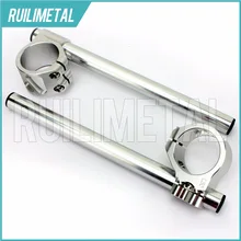 35 MM CNC Clip On Ons Handle Bar guidão Para RE 5 M RL 250 TS 250 GN 400 TM 400 GS 450/550/650/750 GT 500/550/750 GR-650 COLHEDORA de 83