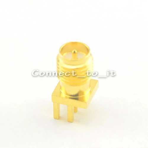 

RP SMA Jack Female Edge Mount PCB Board Receptacle RP SMA Plug Connector
