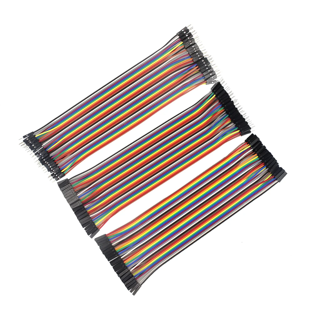 

20cm Male to Male, Female to Male, and Female to Female Jumper Wire Connector Dupont Cable for Breadboard
