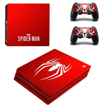 

PS4 Pro Skin Sticker Decal for PlayStation 4 Console and 2 Controller PS4 Pro Skin Sticker Vinyl - Marvel Spiderman Spider Man