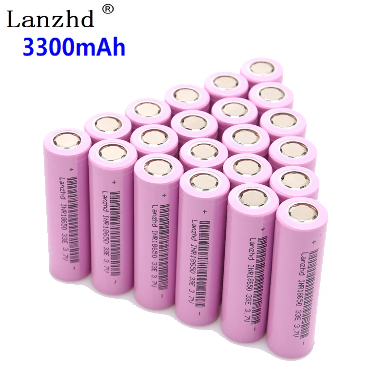Billige 10 ~ 40 PCS 18650 3,7 V INR18650 akkus lithium li ionen 3,7 v 30a großen strom 18650VTC7 18650 batterie