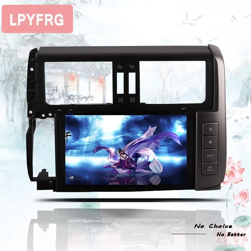 Top HD IPS 1024*600 Octa Core Android 9.0 Autoradio Car video dvd Player music pc for Toyota Prado 150 2010-2013 gps navi CarPlay bt 1