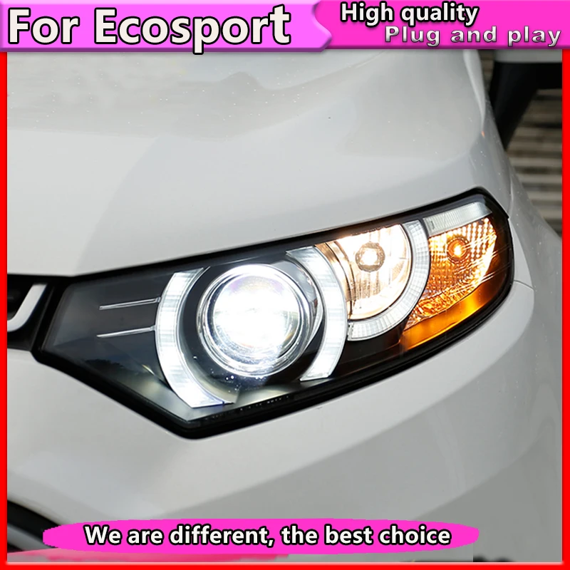 Car Styling LED Head Lamp for Ford Ecosport headlights 2013 2015