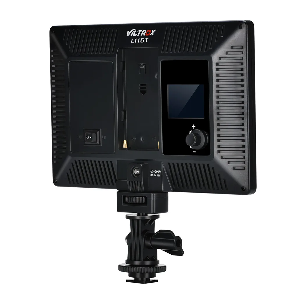  Viltrox L116T LED Video Light Ultra thin LCD Bi-Color & Dimmable DSLR Studio LED Light Lamp Panel f - 32723583003