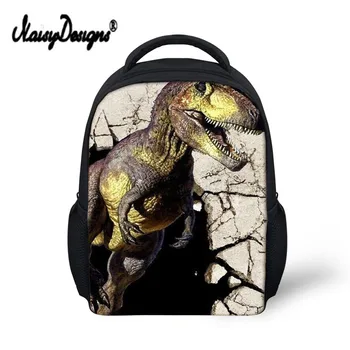 

Noisydesigns Kindergarten Backpack 12 inch New Cute Dinosaur Printing Little Children Boy Kids Design Schoolbag Drop Shipping