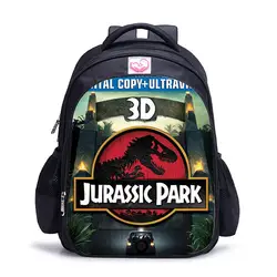 16 дюймов подростковый Рюкзак Mochila динозавр Юрского периода для детей школьная сумка для подростка мальчиков Mochilas Infantis Enfant