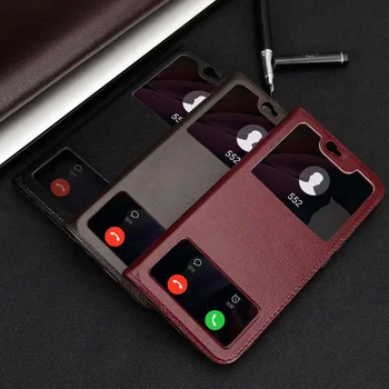 

Huawei Mate 20 Lite Case Genuine Leather Smart Case For Huawei Mate 20 Lite Luxury Slim Flip Stand Cover Cases Huawei Maimang 7