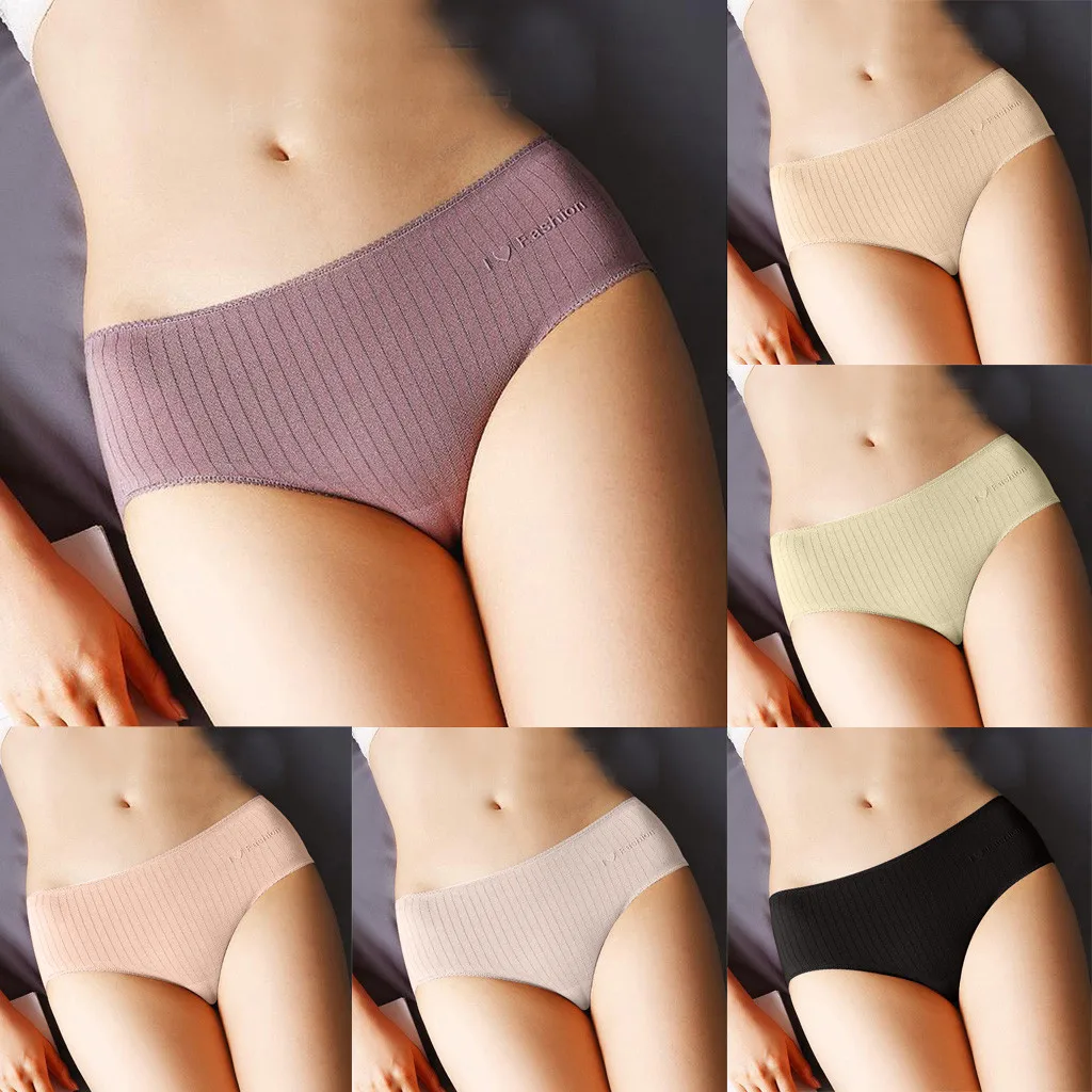 

women's cotton briefs Women's Sexy Lingerie Soild Color Open Thong Panties G-Pants Lingerie Pajamas ropa interior femenina