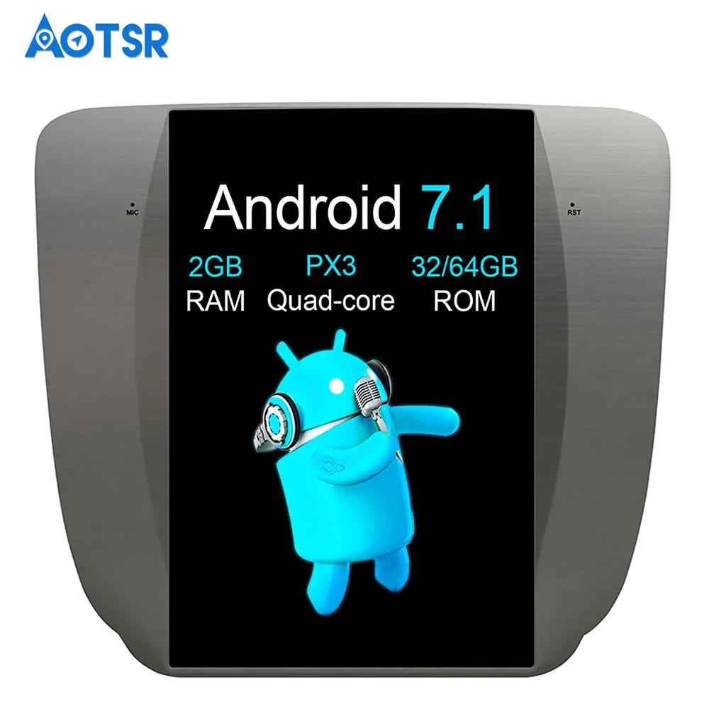 Aotsr 12 1 &quotIPS Android 7 Тесла стиль автомобиля без DVD плеер GPS навигация для GMC Yukon 2007 2012