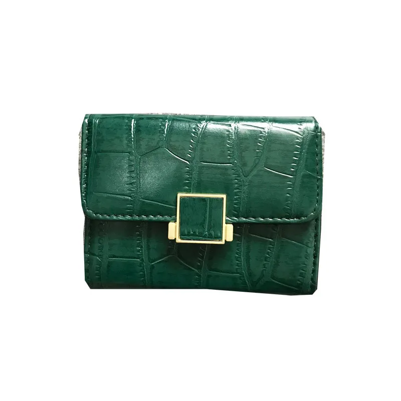 

PU Leather Women Short Vintage Card Holder Wallet Money Bag Lady Credit Card Business Card Holders Wallet Pattern PU Purse Bag