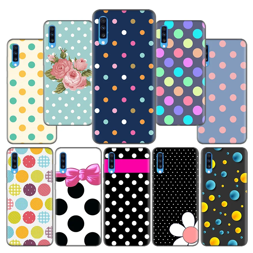 

Polka Dot Pattern Silicone Ultra-thin Case Coque for Samsung Galaxy A10 A20 A30 A40 A50 A60 A70 A80 A20e A6 A8 A7 A9 Plus 2018