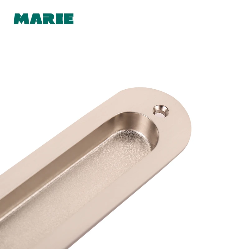 Sliding Door Lock Hidden Handle Interior Door Pull Lock Modern Anti-theft Room Wood Door Lock Furniture Hardware