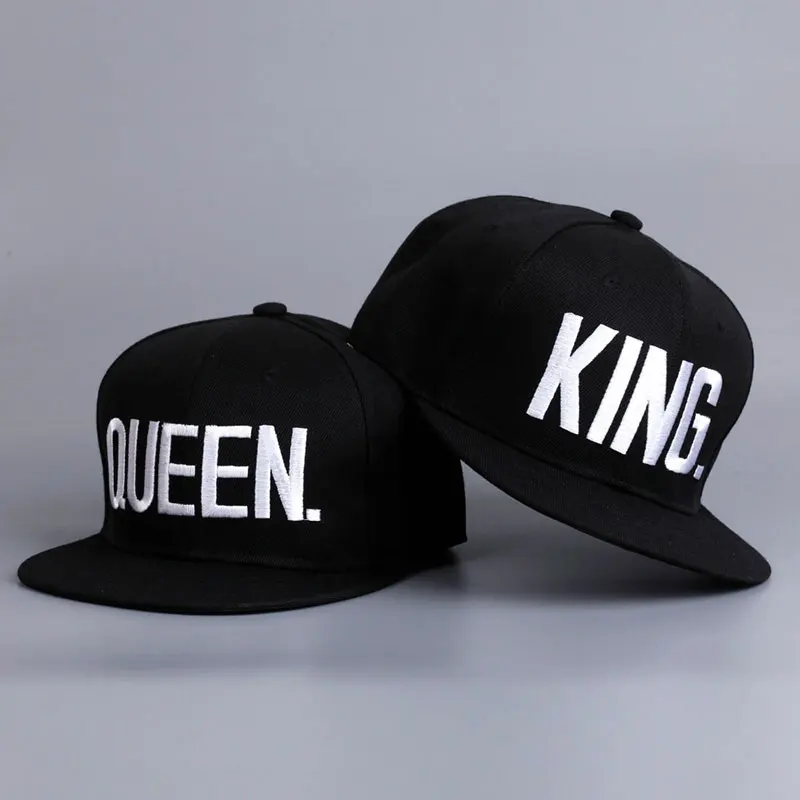 Fashion Letter Embroidered Cotton Hip Hop Hat Flat Eave Adjustable Baseball Cap