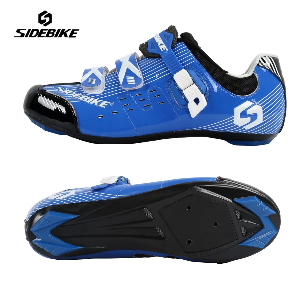 SIDEBIKE Cycling Road Bikes Shoes Mens Adjustable Lightweight Sapatilha