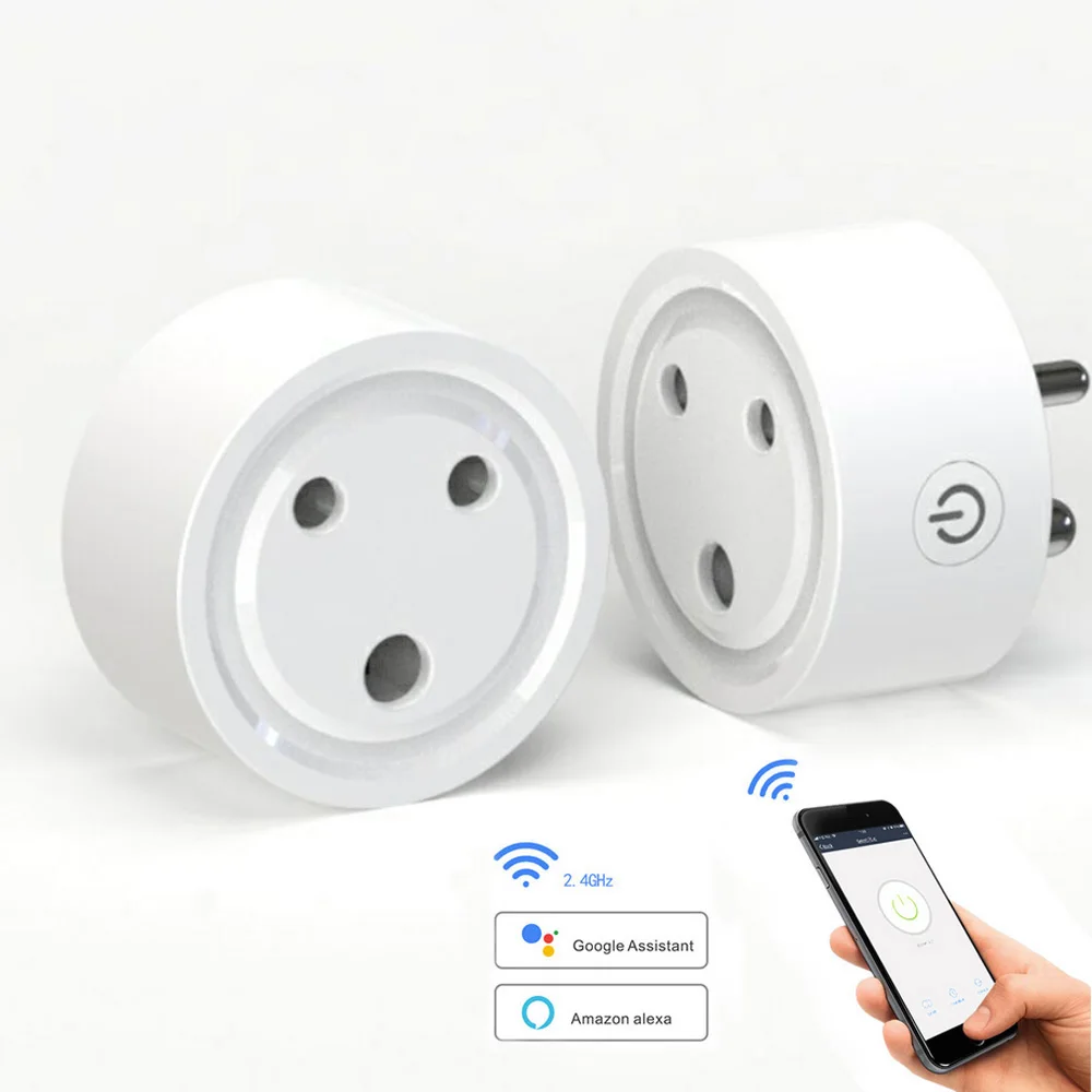 

exuanfa APP remote control Smart Remote Control Product India Plug Standard Smart Socket WIFI wireles Smart Socketsmart Plug