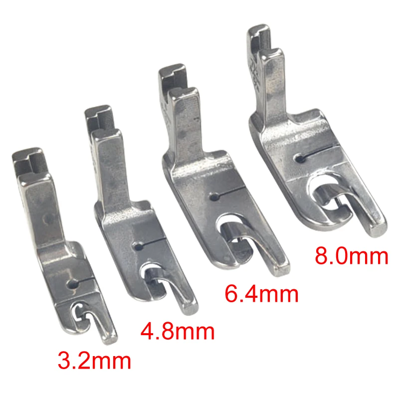 4 Types Industrial Sewing Foots Hemmer Presser Foots Blind Stitch