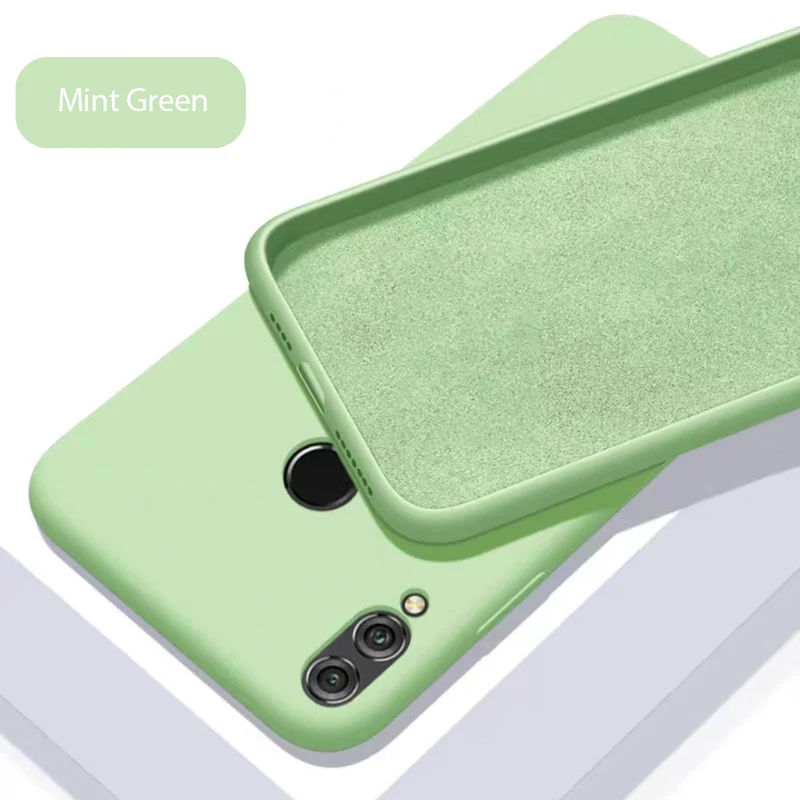 Жидкий силиконовый чехол для Xiao mi Red mi Note 7 8 Pro K20 7A 6A 8A чехол s Чехол для Xiaomi mi 9 8 SE A3 A2 Lite mi 9T CC9 Pro mi x 2S - Цвет: Green