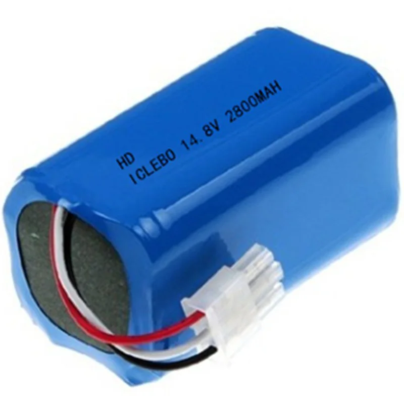 Подметальная батарея для Iclebo Arte Ycr-M05, Ycr-M05-P, Smart Ycr-M04-1 - Цвет: Blue