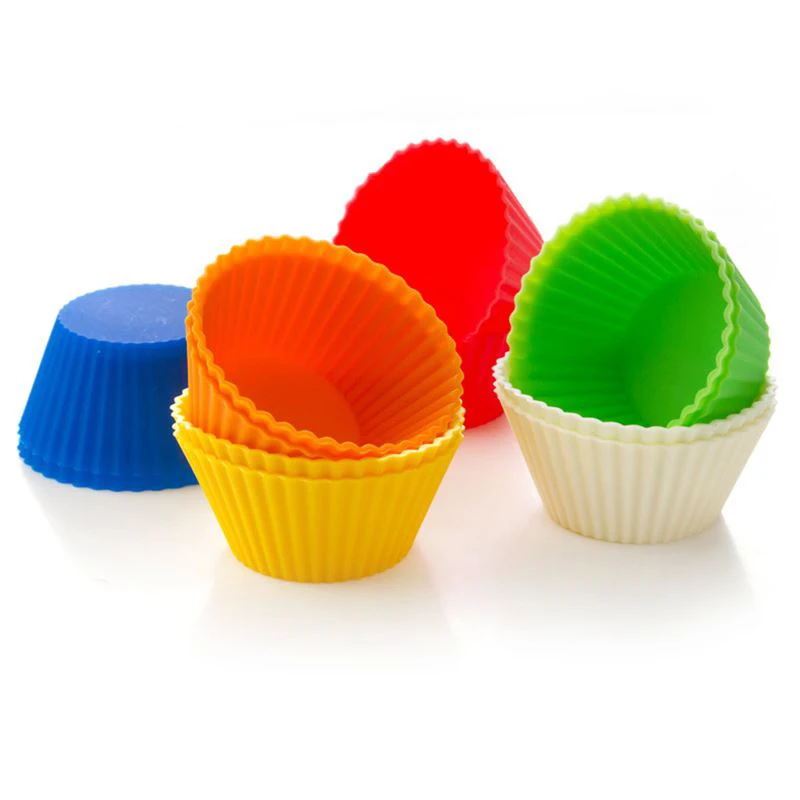 12 шт. Силиконовые Формы для кексов маффинов|mold for|jelly moldcup mold |