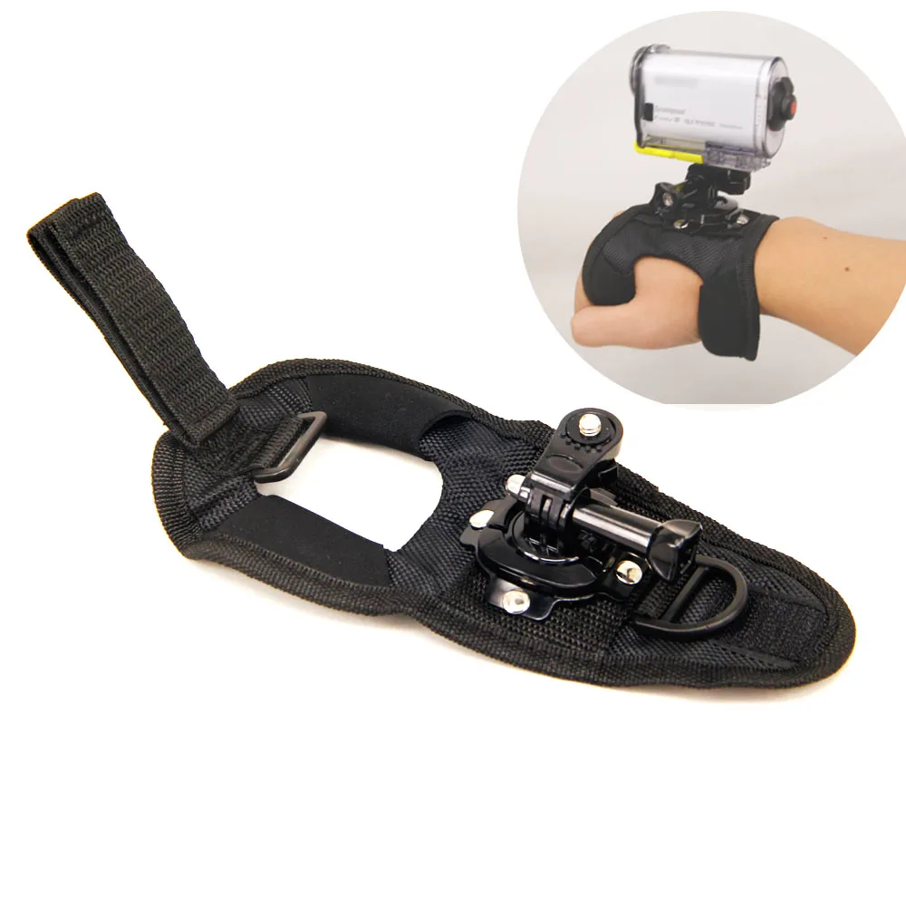 

360 Degree Swivel Hand Strap Wrist Band for Sony Action Cam Accessories HDR-AS100VR AS30V AS200V AZ1 X1000v AS50 X3000 Parachute