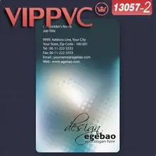 A13057-2 крутые визитные карточки шаблон для дизайна карты из белого пластика ПВХ