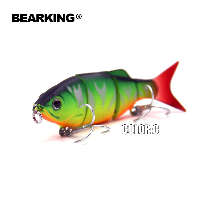 5pcs/lot Bearking Hot fishing lures minnow,hard baits quality professional baits 11cm/27g,swimbait jointed bait,free shipping