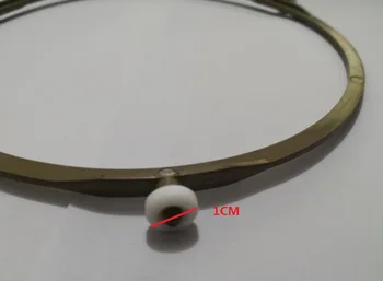 

Universal Type 21.7cm Microwave Oven Parts Glass plate Round Ring pulley with 3 small wheels 1.2cm diameter