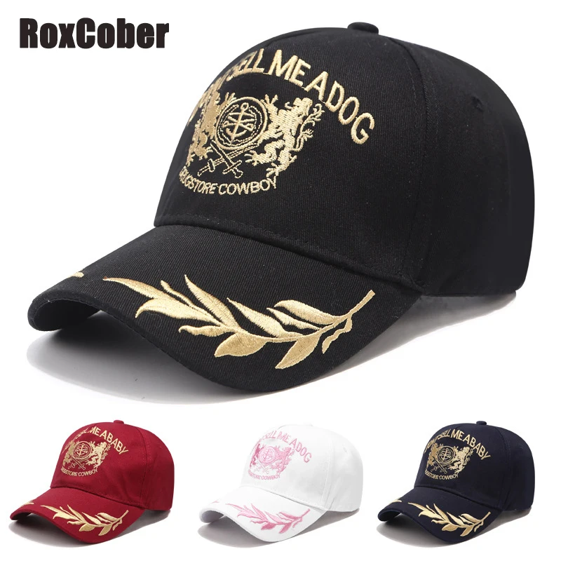 RoxCober модная бейсбольная Кепка унисекс для мужчин и женщин с вышивкой Snapback cap s Регулируемая шапка "хип-хоп" козырьки летние