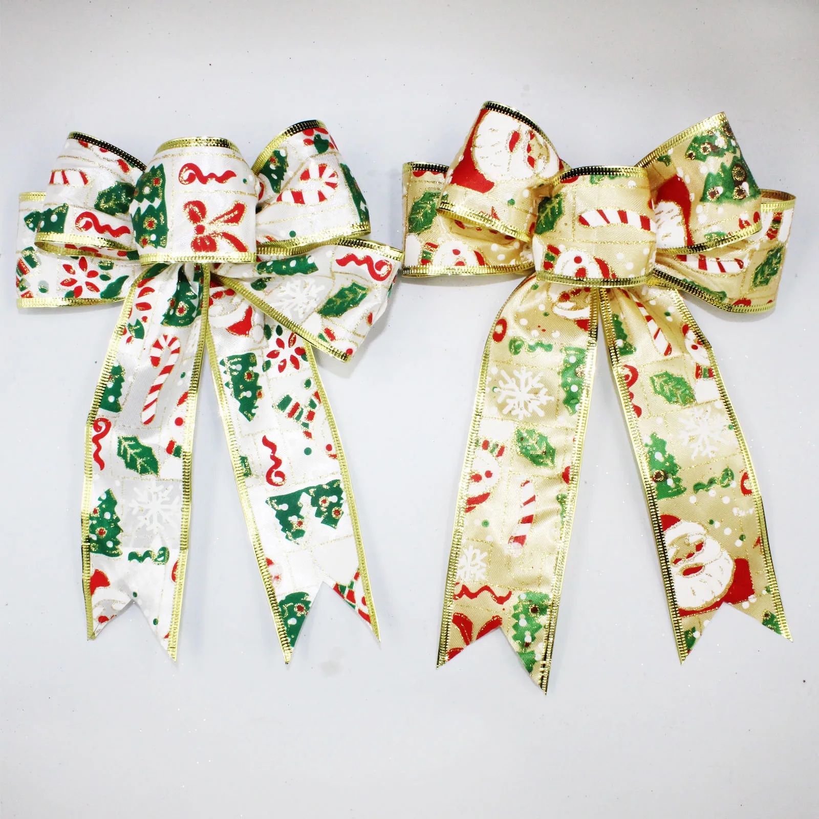 1pcs 20x20cm Christmas Bows Christmas DIY Craft Supplies Xmas Noel
