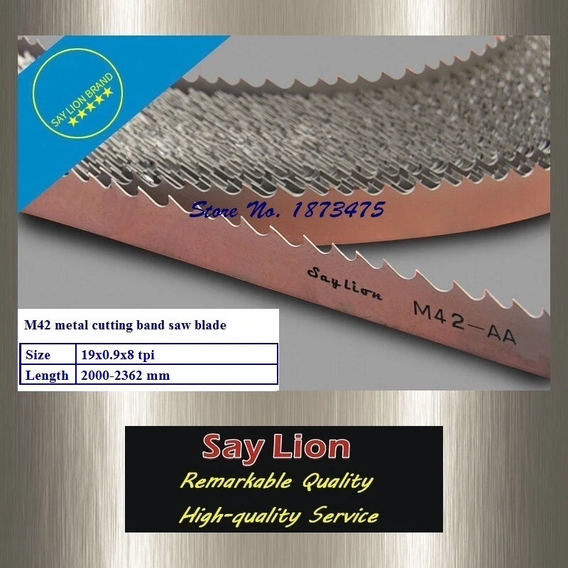 93/" x 3//4/" 6//10tpi M42 Bi-metal Band Saw Blades Cutting Metal 2362mm