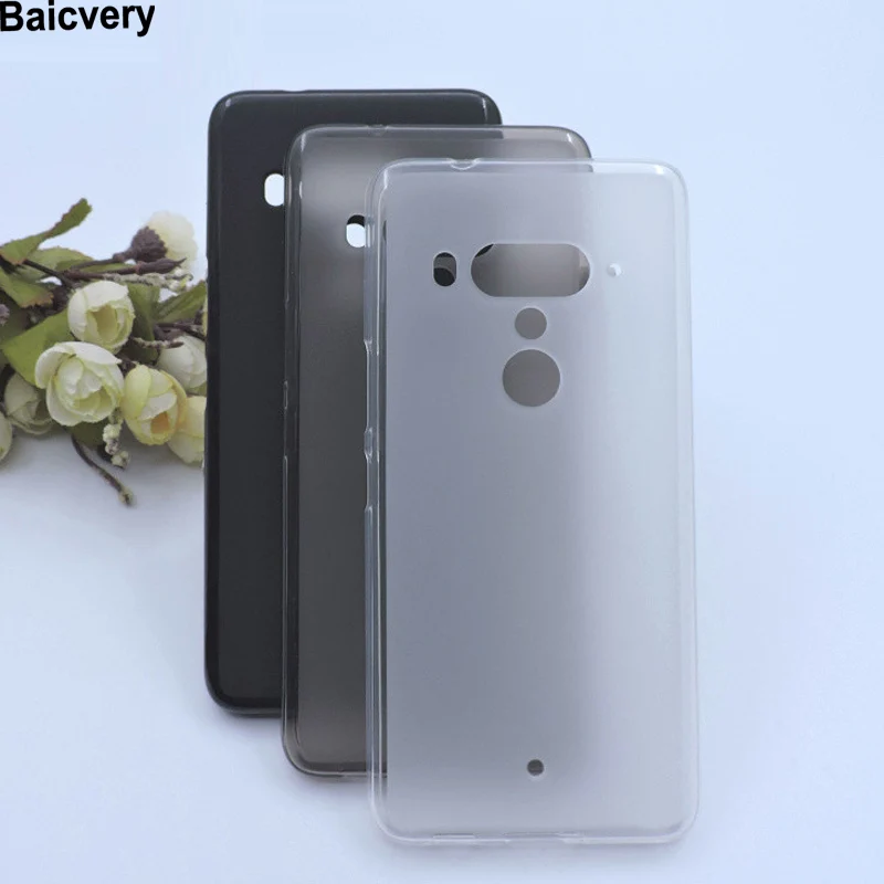 

Soft Silicon TPU Gel Case for HTC U12 Plus/U12+ Flexiable Rubber Matte Cover forHTC U12 Plus+