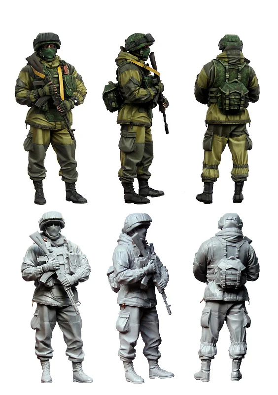 

1:35 scale resin model kit resin figure model soldier D0104