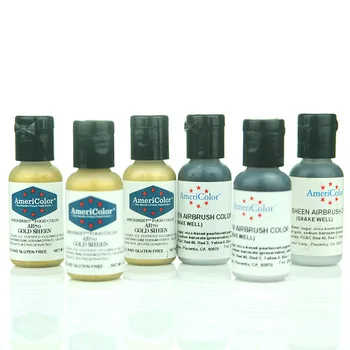 

Free Shipping Liquid/Powder Americolor Natural Edible Pigment Fondant Cake Biscuit Decoration Food Coloring