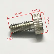 1 4 Connecting Screw Adapter 14mm Carbon Steel with Flat Head For font b Camera b