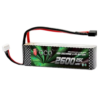 

ACE 11.1V/3S 2600mAh 25C/65A constant discharge LiPo battery T plug Burst 50C Max Charge Rate 5C/13A RC model power